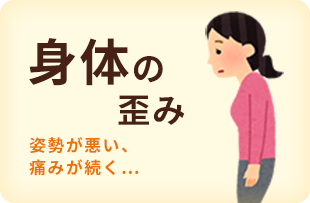 身体の歪み